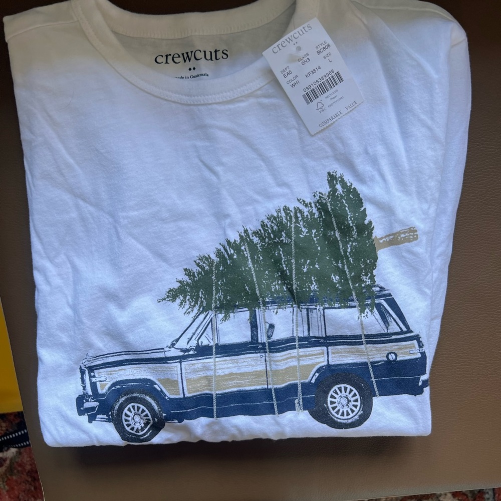 Brand New Crewcuts long sleeve tee size large 10-11